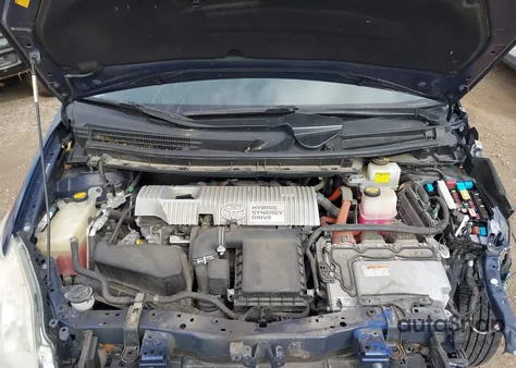 2012 Toyota Prius Two из США, поврежденный, VIN JTDKN3DU6C0335776